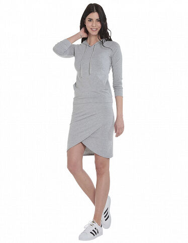 VEDIA Jupe + Pullover, grau