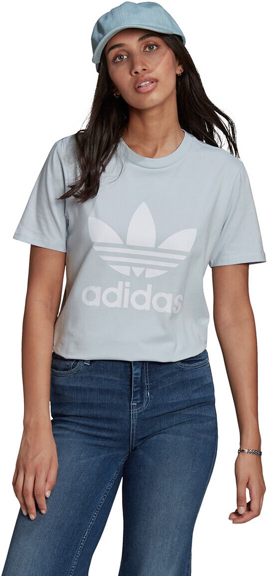 Adidas T-Shirt mit rundem Ausschnitt und Motiv BLAU