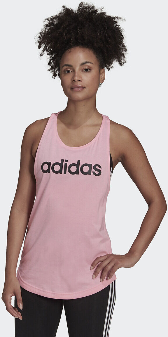 Adidas Top Sportswear Essentials, Logo vorne ROSA