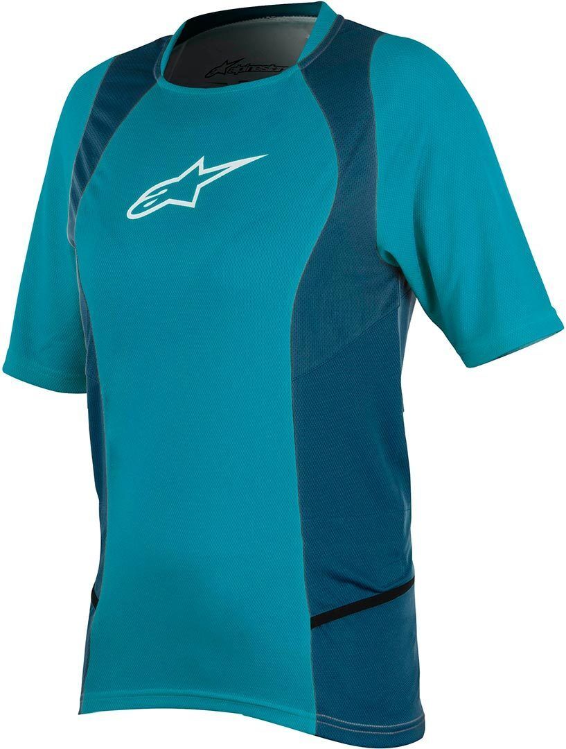 Alpinestars Stella Drop 2 SS Damen Fahrrad Jersey XS Weiss Blau