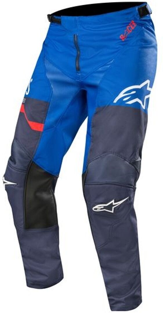 Alpinestars Racer Flagship Motocross Hose 28 Grau Blau