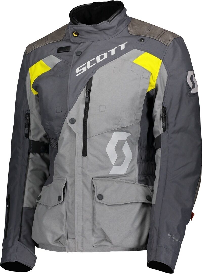 Scott Dualraid Dryo Damen Motorrad Textiljacke 44 Grau Gelb