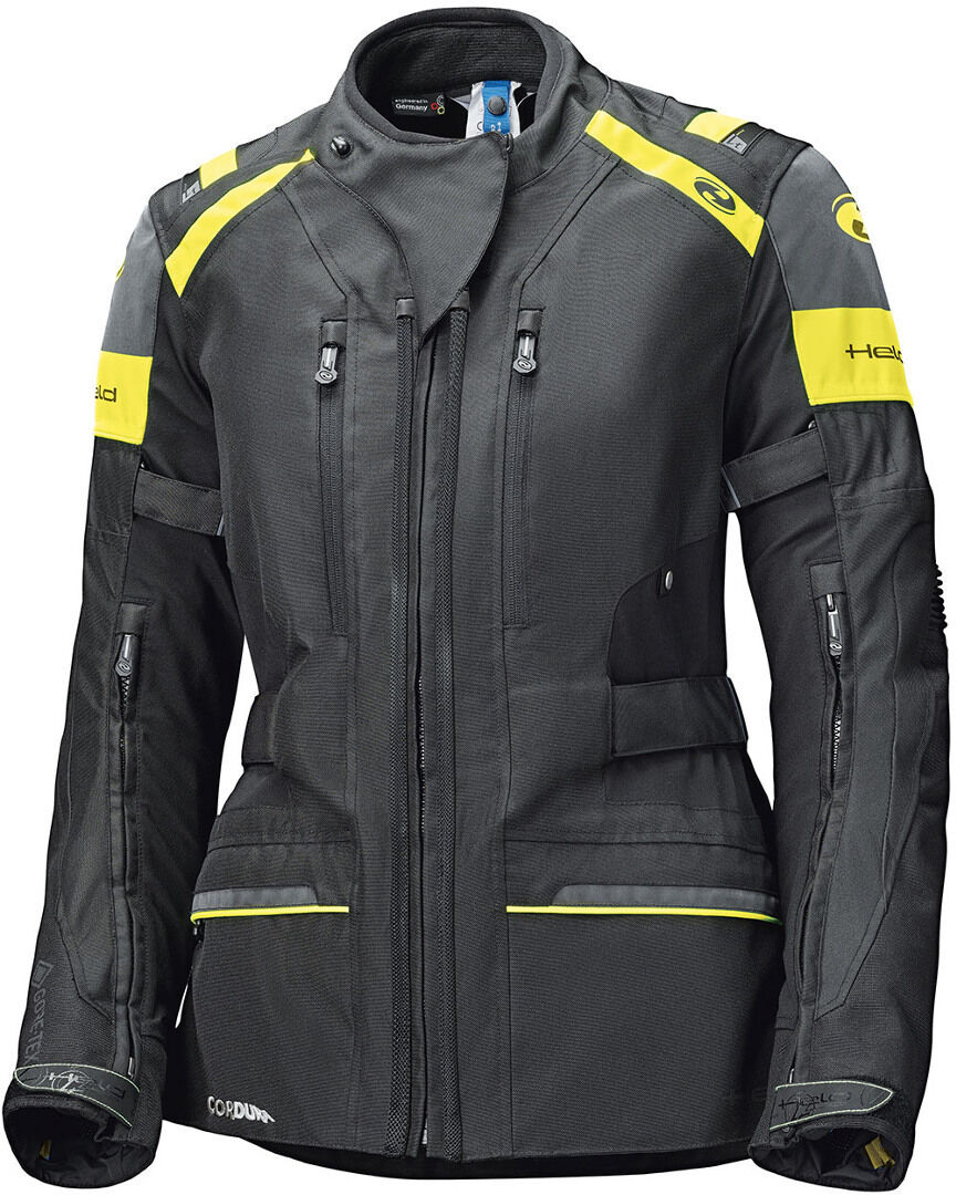 Held Tivola ST Damen Motorrad Textiljacke XL Schwarz Gelb