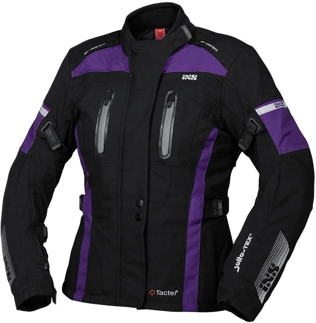 IXS Tour Pacora-ST Damen Motorrad Textiljacke 2XL Schwarz Lila