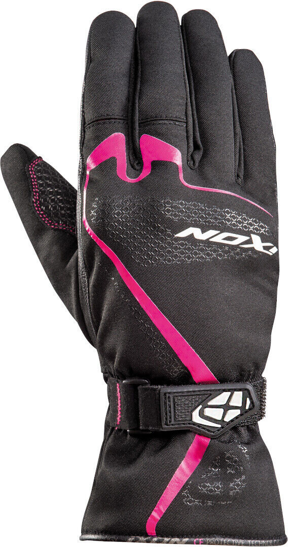 Ixon Pro Indy Damen Motorradhandschuhe 2XL Schwarz Pink