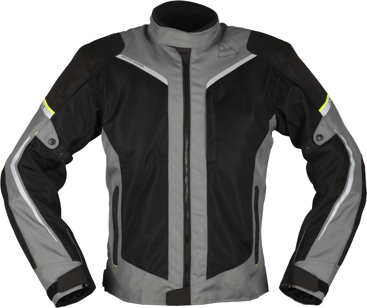 Modeka Mikka Air Motorrad Textiljacke M Schwarz Grau