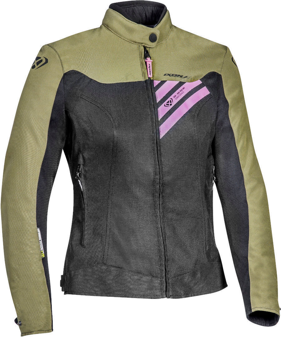 Ixon Orion Damen Motorrad Textiljacke XL Schwarz Grün