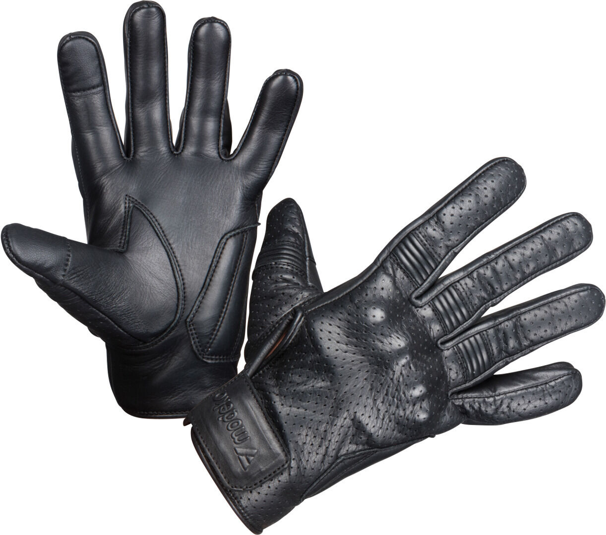 Modeka Hot Two Damen Motorradhandschuhe M Schwarz