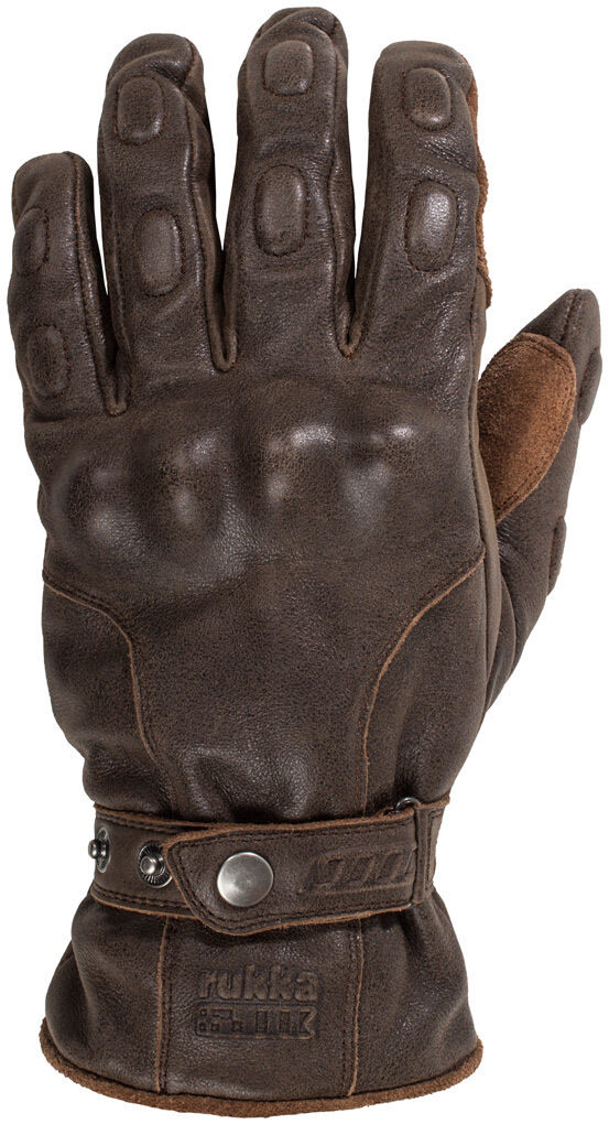 Rukka Minot Leder Motorradhandschuhe L Braun