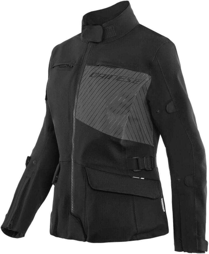 Dainese Tonale D-Dry XT Damen Motorrad Textiljacke 44 Schwarz Grau