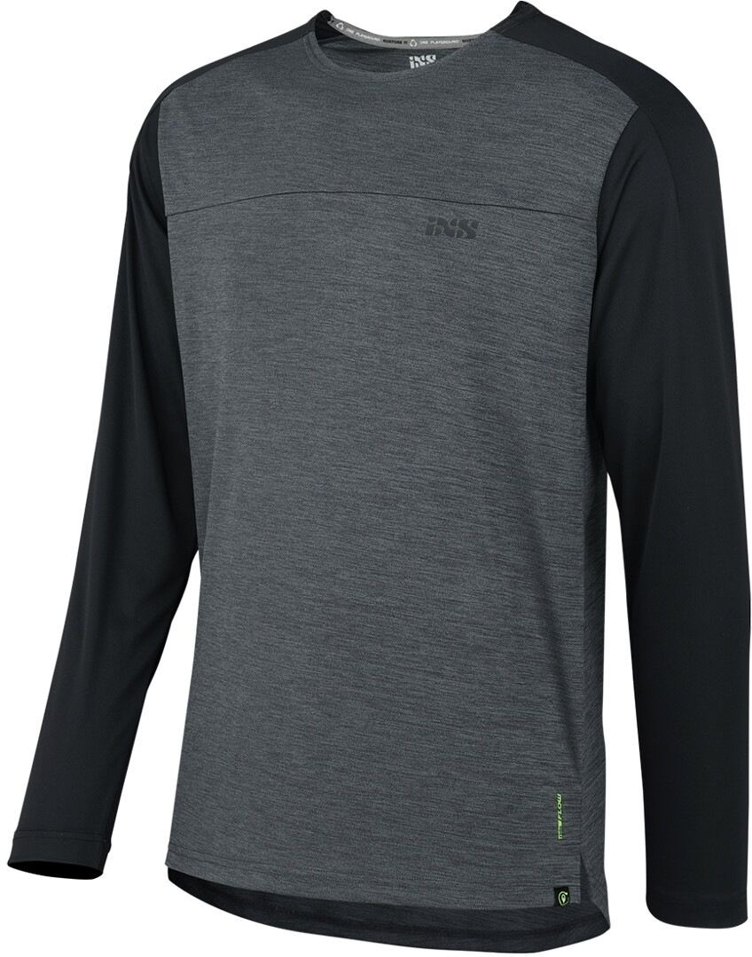 IXS Flow X LS Kinder Fahrrad Jersey S Grau