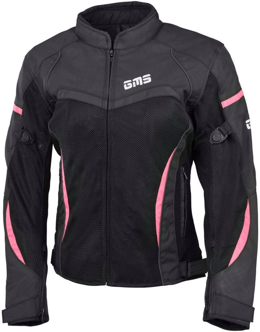 GMS Tara Mesh Damen Motorrad Textiljacke 2XL Schwarz Pink