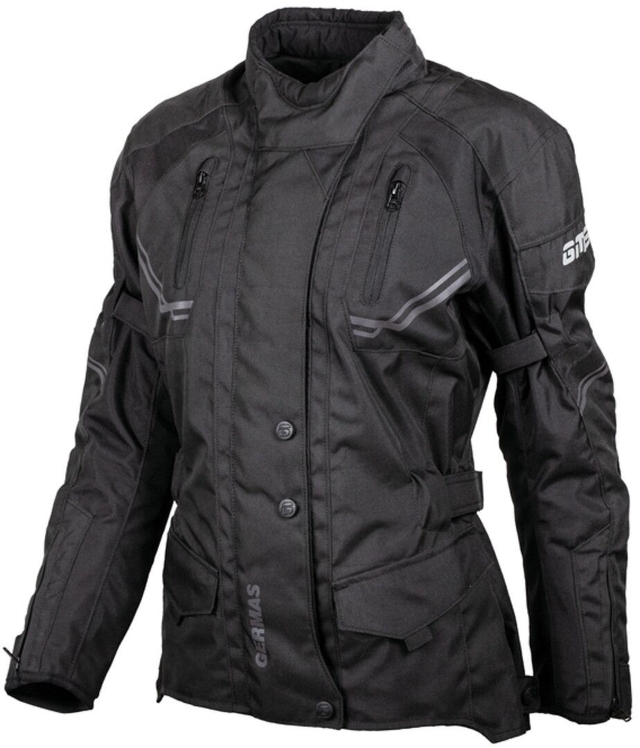 GMS Taylor Damen Motorrad Textiljacke L Schwarz