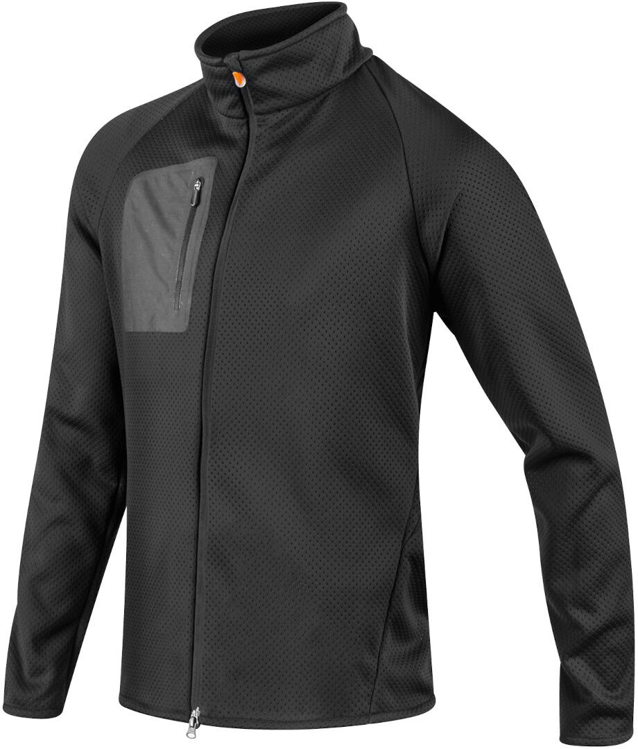 Komperdell Full Zip Sweater Protektorenjacke L Schwarz Orange