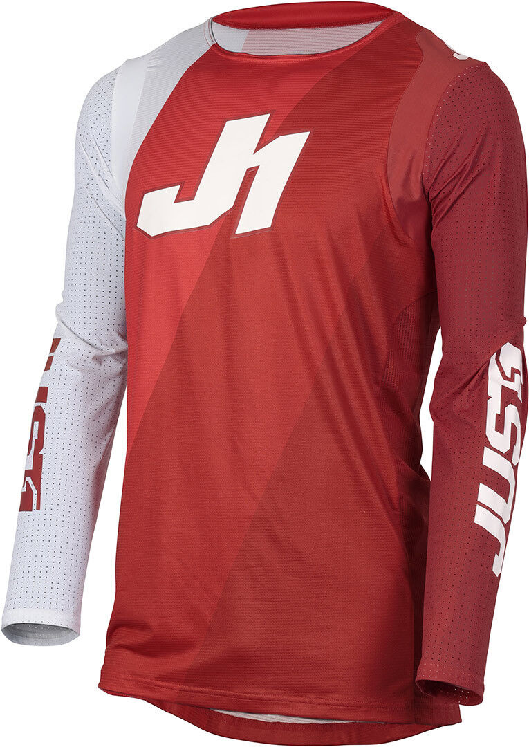 Just1 J-Flex Shape Motocross Jersey XL Weiss Rot