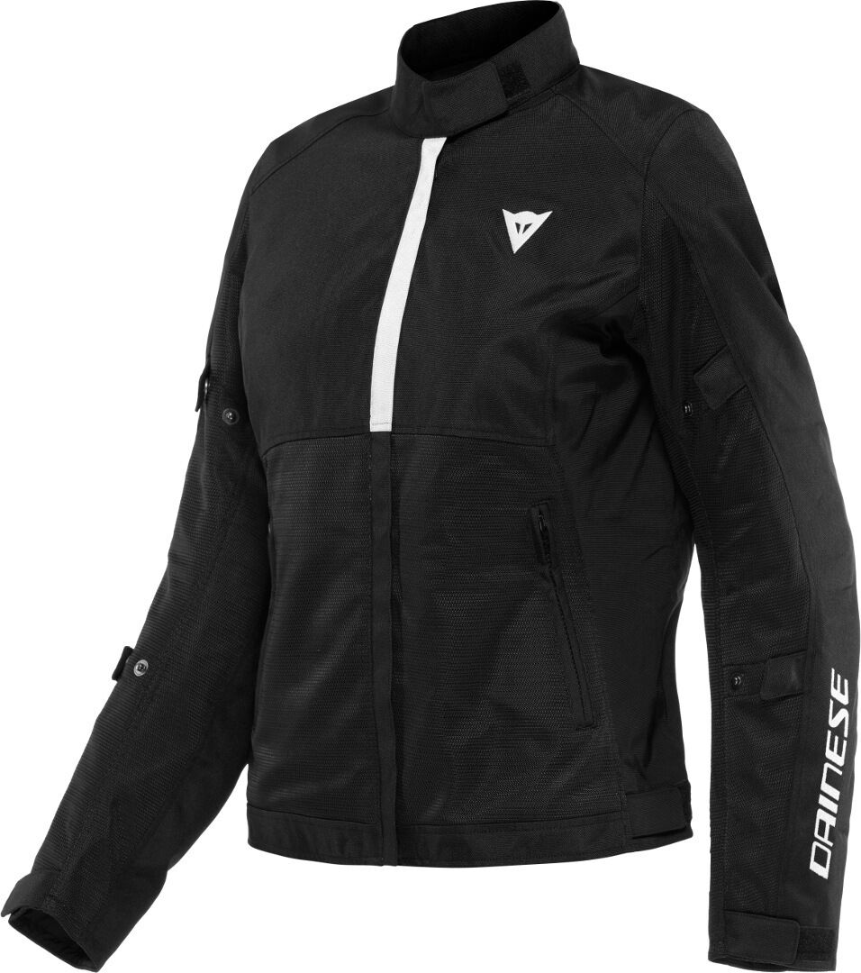 Dainese Risoluta Air Tex Damen Motorrad Textiljacke 50 Schwarz Weiss