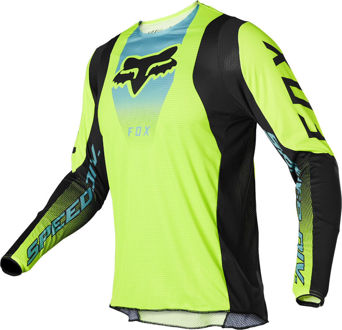 Fox 360 Dier Motocross Jersey S Schwarz Gelb