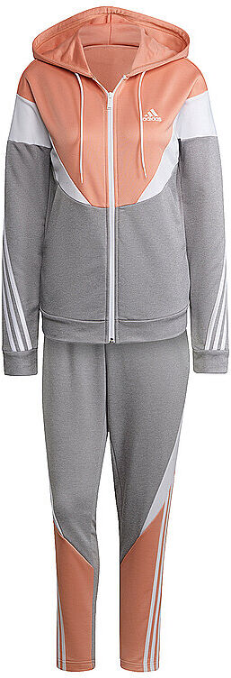 Adidas Damen Trainingsanzug Sportswear Colorblock grau   Größe: XS   H24116 Auf Lager Damen XS