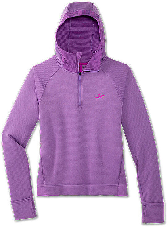 BROOKS Damen Laufhoodie Notch Thermal rosa   Größe: M   221502 Auf Lager Damen M