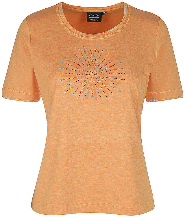 Canyon Damen T-Shirt mit Aufdruck orange   Größe: 36   307013 Auf Lager Damen 36