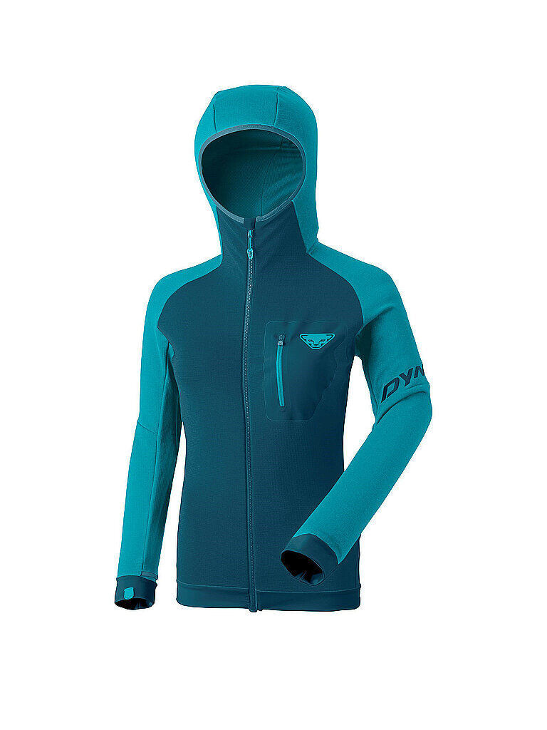 DYNAFIT Damen Fleecejacke Radical POLARTEC® Hooded türkis   Größe: 38   08-0000071123 Auf Lager Damen 38