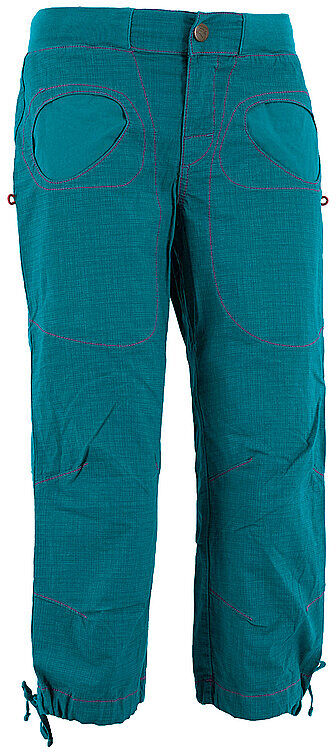 E9 Damen Kletterhose Onda 3/4 türkis   Größe: S   S22-DSH004EME Auf Lager Damen S