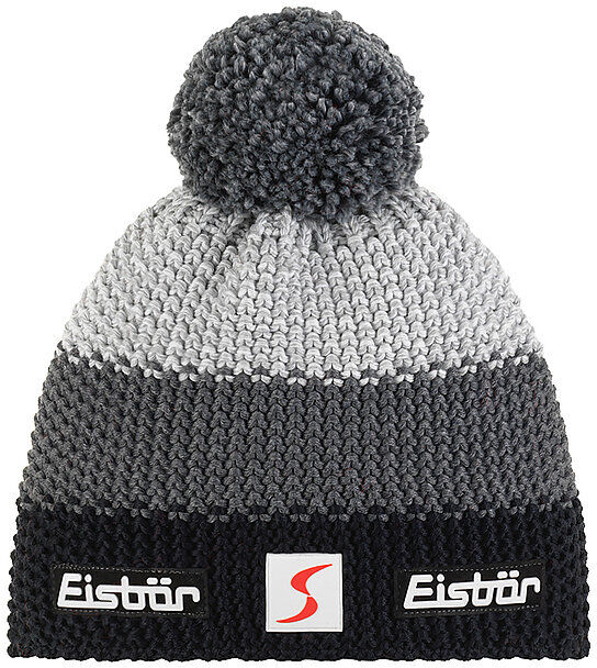 EISBÄR Skihaube Star Pompon SP schwarz   403346 Auf Lager Unisex EG