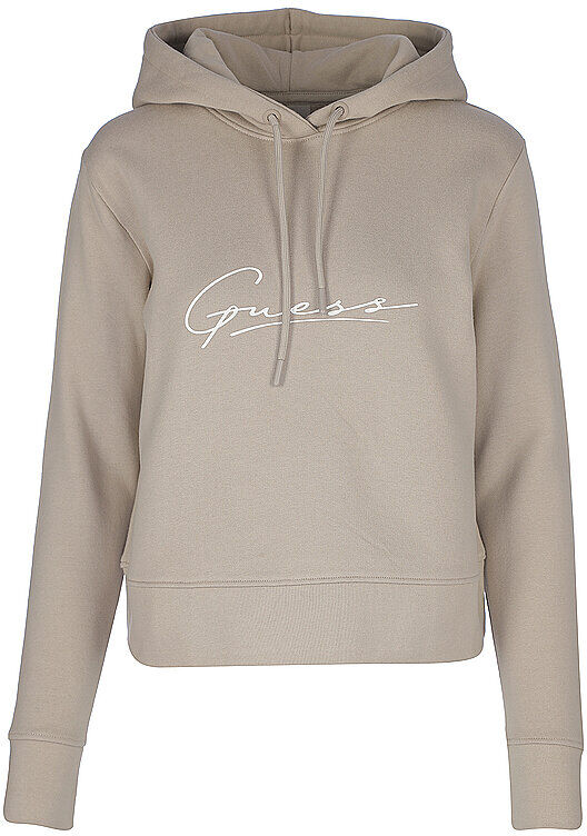 Guess PERFORMANCE Damen Hoodie Logo beige   Größe: L   O1BA09 KAOR1 Auf Lager Damen L