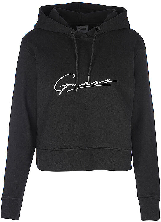 Guess PERFORMANCE Damen Hoodie Logo schwarz   Größe: XS   O1BA09 KAOR1 Auf Lager Damen XS