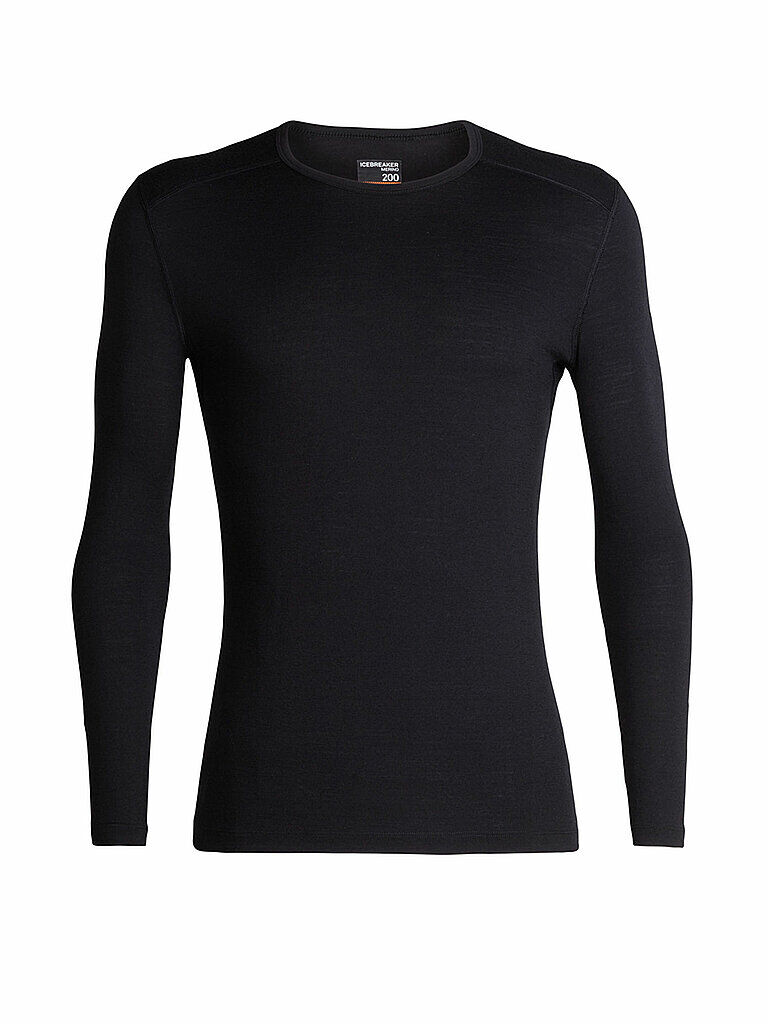 ICEBREAKER Herren Funktionsshirt Merino 200 Oasis LS schwarz   Größe: XXL   IB104365 Auf Lager Herren XXL