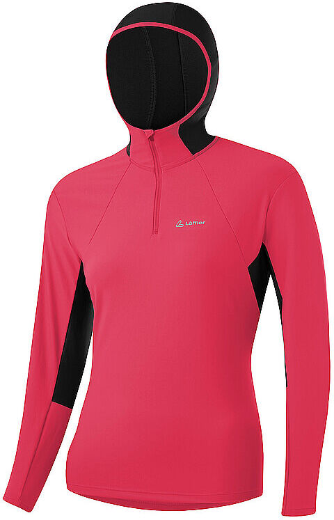 LÖFFLER Damen Langlaufhoodie Nina Rew pink   Größe: 40   25361 Auf Lager Damen 40