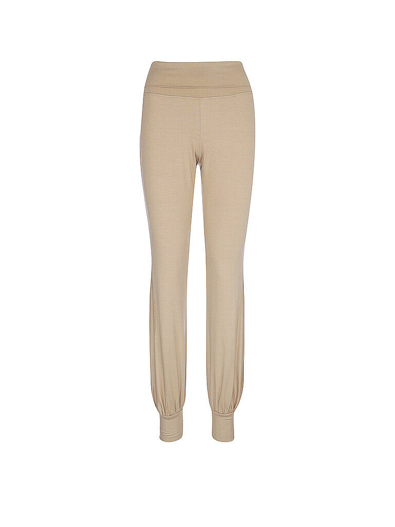 LOUNGE CHERIE Damen Yogahose Conny beige   Größe: 36   CONNY Auf Lager Damen 36