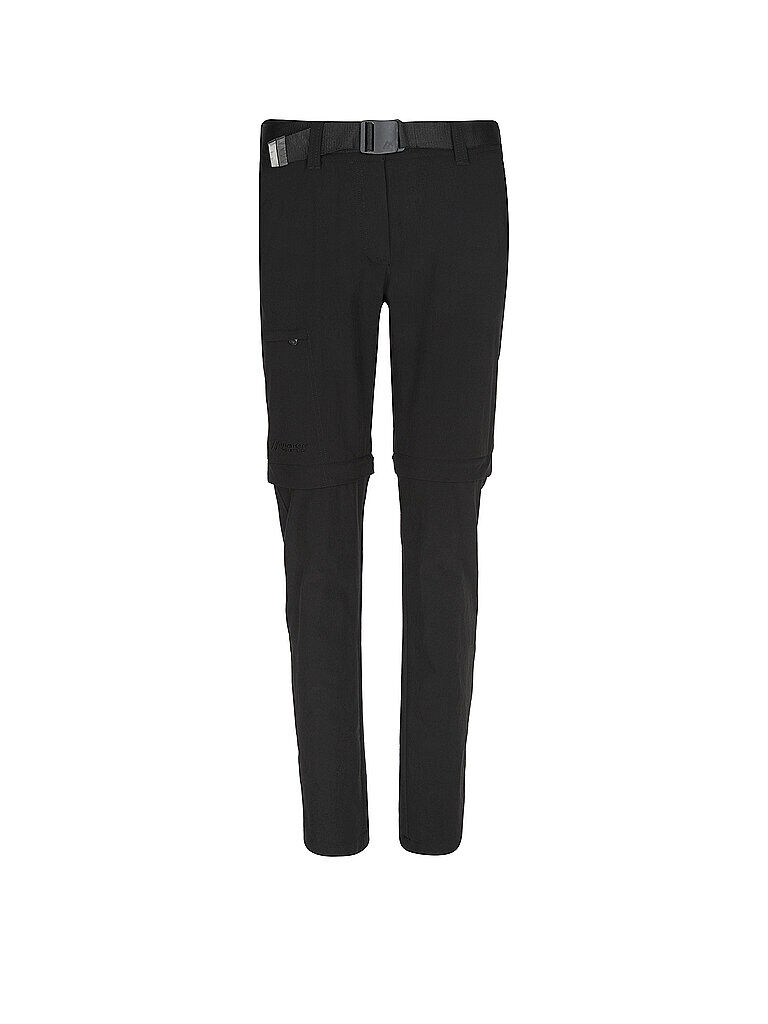 MAIER Damen ZipOff-Wanderhose Inara Slim Zip schwarz   Größe: 25   233026 Auf Lager Damen 25