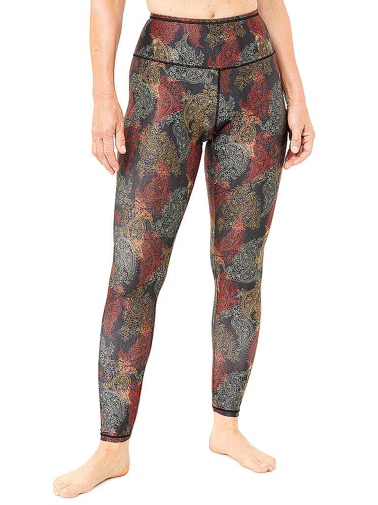 MANDALA Damen Yoga Tight Printed rot   Größe: S   PA56JE99 Auf Lager Damen S