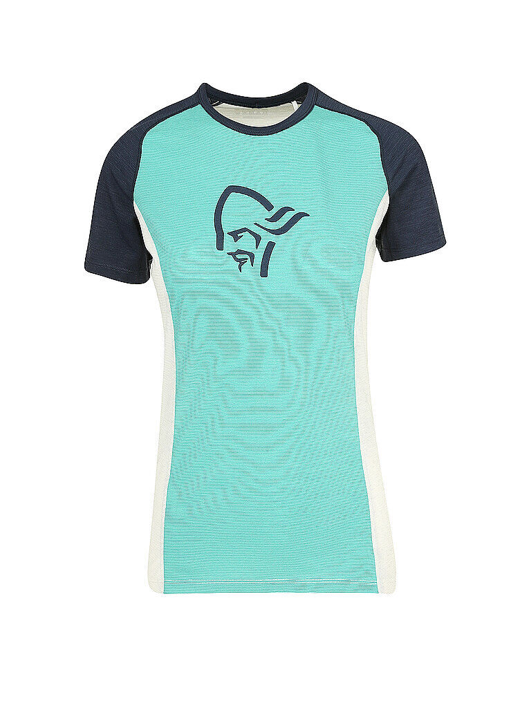 NORRØNA Damen Funktionsshirt Fjora Wool T-Shirt blau   Größe: S   2225-21 Auf Lager Damen S