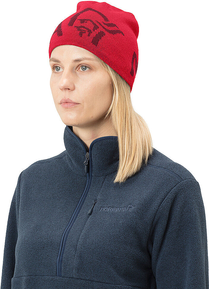 NORRØNA Mütze /29 Logo rot   1462-14 Auf Lager Unisex EG