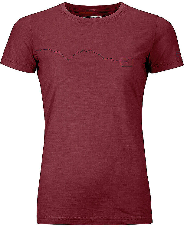 ORTOVOX Damen Funktionsshirt 120 Tec Mountain rot   Größe: XS   88020 Auf Lager Damen XS