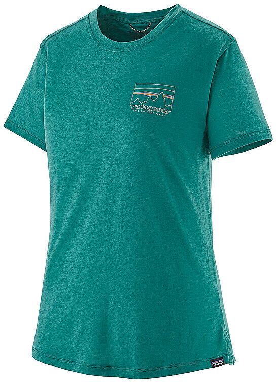 PATAGONIA Damen Funktionsshirt Capilene® Cool Merino Graphic blau   Größe: M   44595 Auf Lager Damen M