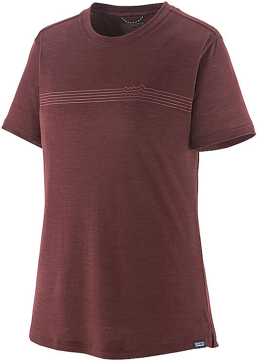 PATAGONIA Damen Funktionsshirt Capilene® Cool Merino Graphic rot   Größe: M   44595 Auf Lager Damen M