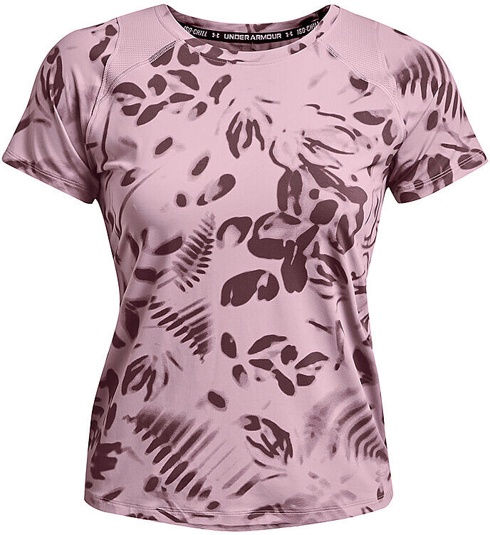 UNDER ARMOUR Damen Fitnessshirt UA Iso-Chill 200 Print SS lila   Größe: M   1365688-698 Auf Lager Damen M