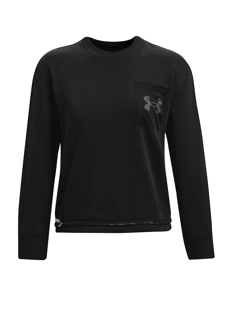 UNDER ARMOUR Damen Sweater Rival Fleece Crew schwarz   Größe: XS   1365847-001 Auf Lager Damen XS