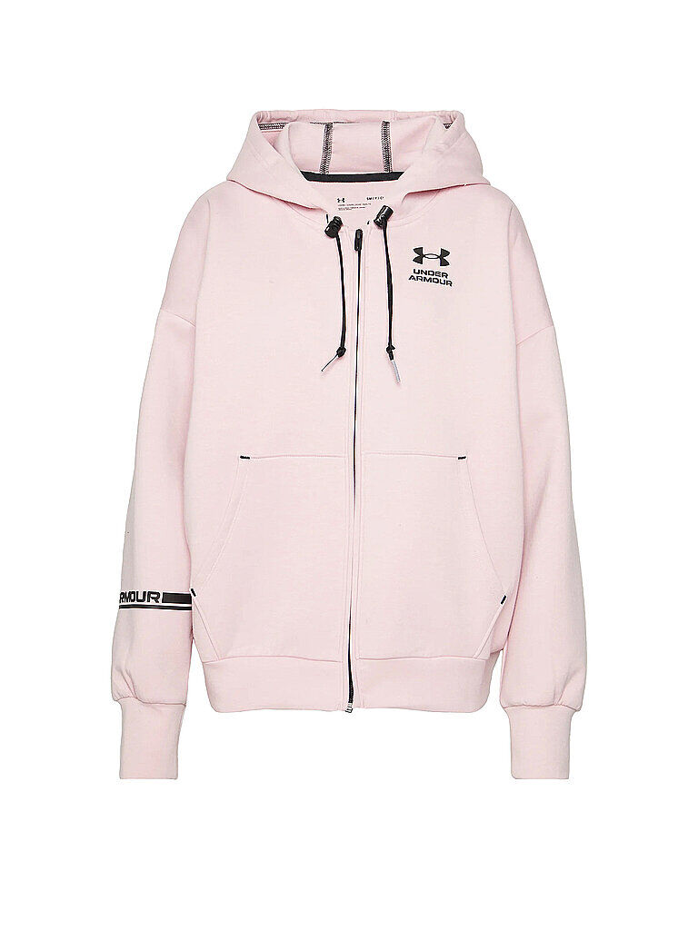 UNDER ARMOUR Damen Kapuzenjacke UA Summit Knit rosa   Größe: L   1374464-676 Auf Lager Damen L