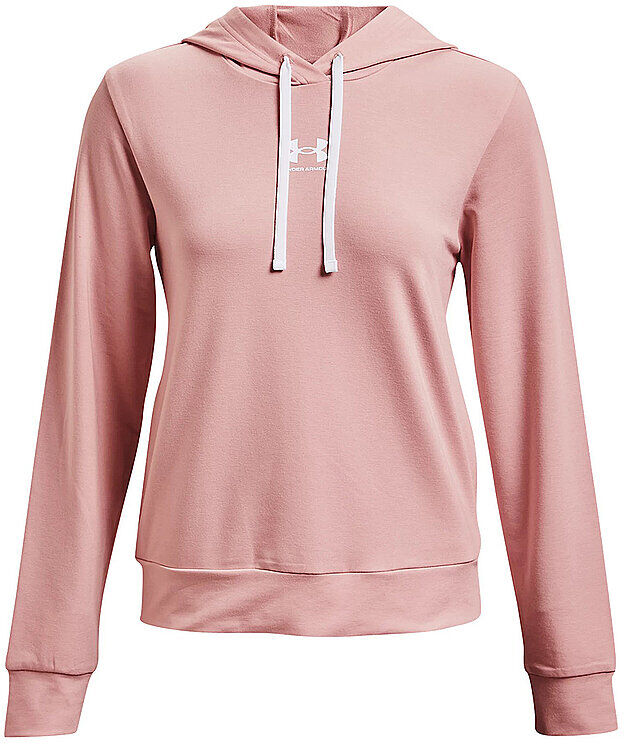 UNDER ARMOUR Damen Hoodie UA Rival rosa   Größe: L   1369855-676 Auf Lager Damen L