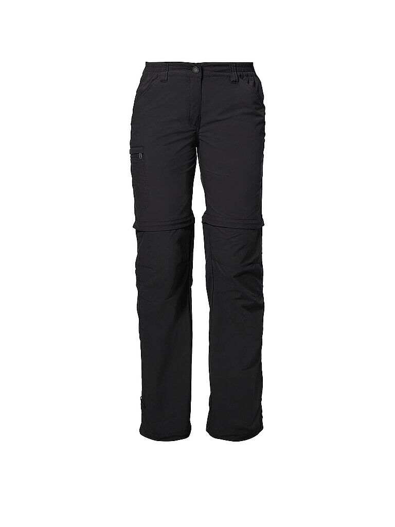 VAUDE Damen Wanderhose Farley Farley ZipOff schwarz   Größe: 38   03873 Auf Lager Damen 38