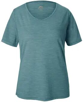 Tchibo - Funktionsshirt mit RWS-zertifizierter Merinowolle - Mint/Meliert - Gr.: M Polyester  M