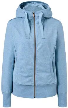 Tchibo - Sweatjacke mit Kapuze - Hellblau/Meliert - Gr.: XL Polyester  XL