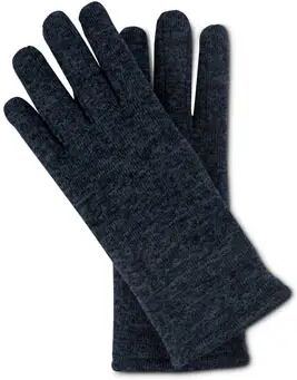 Tchibo - Strickfleece-Handschuhe - Blau/Meliert - Gr.: 9,5 Polyester Blau 9,5