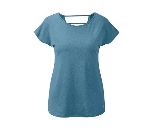 Tchibo - Sportshirt - Blau/Meliert - Gr.: M Polyester Blau M 40/42