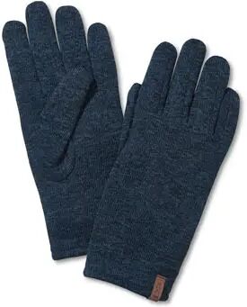 Tchibo - Strickfleece-Handschuhe - Dunkelblau/Meliert - Gr.: 9,5 Polyester  9,5