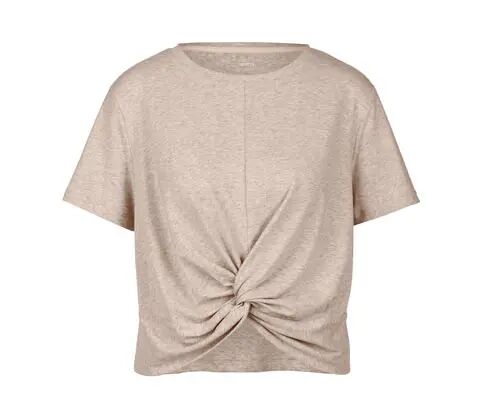 Tchibo - Sportshirt - Beige/Meliert - Gr.: S Baumwolle  S